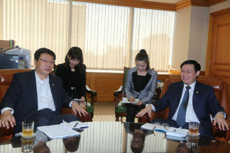 Hàn Quốc đề nghị thúc đẩy hợp tác đầu tư lĩnh vực tài chính, ngân hàng