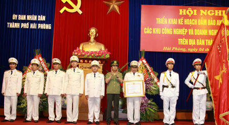  Công an TP Hải Phòng được tặng thưởng Huân chương quân công hạng ba