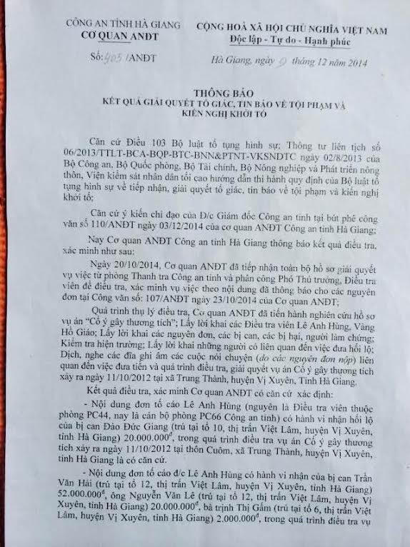 Vụ điều tra viên nhận tiền trình tự, logic”: Chuyển cơ quan điều tra có thẩm quyền xử lý