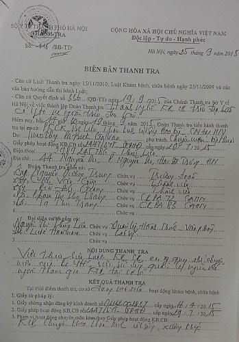 Thanh tra phát hiện sai phạm tại phòng khám trị liệu Thần kinh Cột sống Hoa kỳ