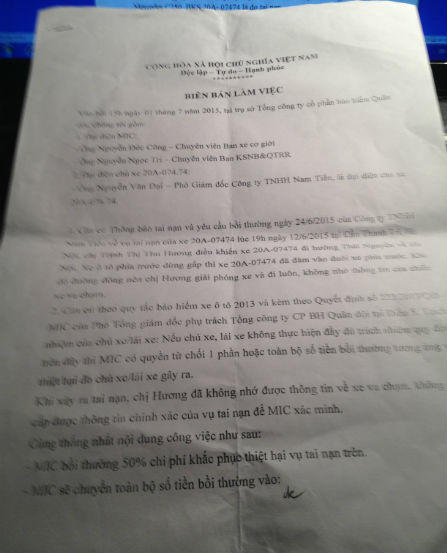 Vụ bảo hiểm xe Mercedes C250: Bảo hiểm MIC tự mâu thuẫn với chính mình?