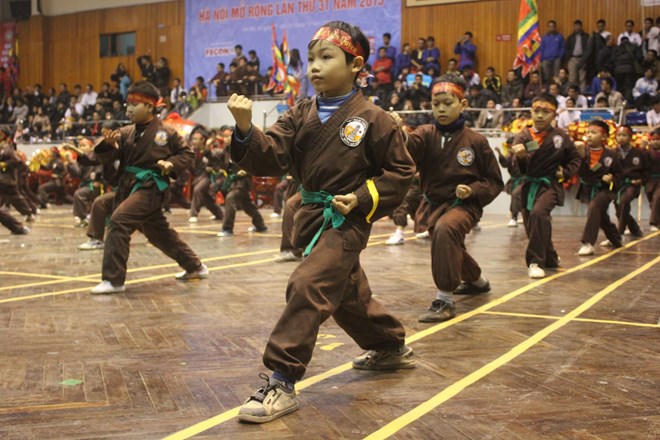 Khai mạc Hội diễn võ thuật Cổ truyền Hà Nội mở rộng lần thứ 31