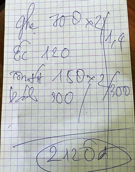 Con ghẹ giá... 700.000 đồng