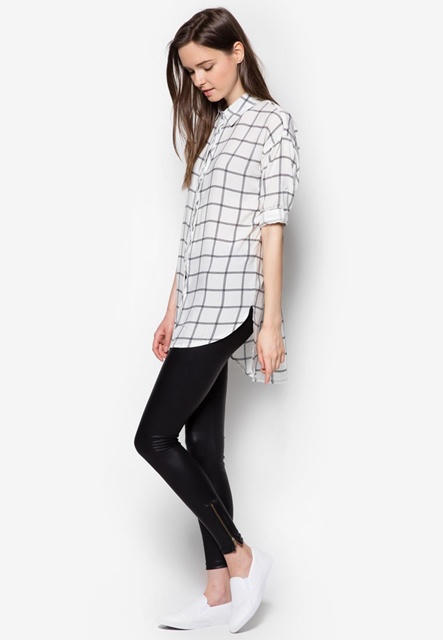 Diện áo sơ mi nữ caro tùy vào từng vóc dáng