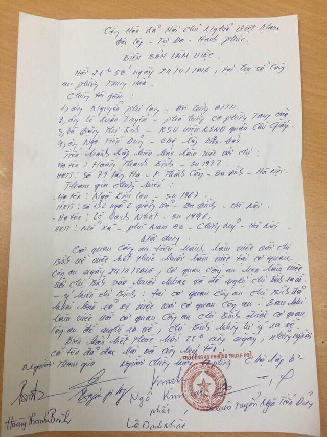 Luật sư chỉ rõ những bất thường trong vụ “giữ người” tại công an phường Trung Hòa