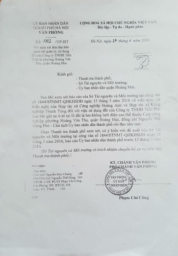 Hà Nội: Nữ doanh nhân gửi “tâm thư” kêu bị cản trở kinh doanh