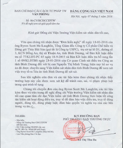 Vụ án “Trốn thuế” ở Bình Dương và lời khẩn cầu của ông Tổng giám đốc