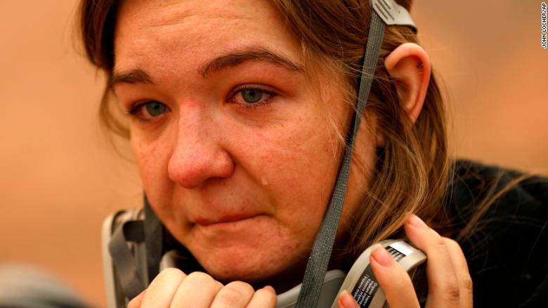 Hình ảnh tang thương sau vụ cháy rừng ở Califonia