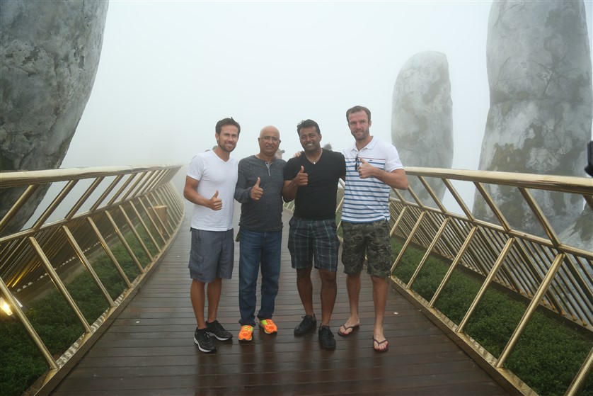 Cựu tay vợt số 1 thế giới từng giành 18 Grand Slam trải nghiệm Bà Nà Hills