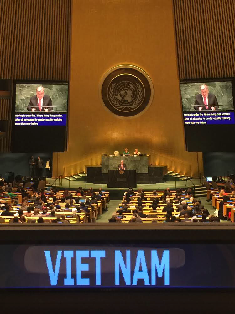 Khi chúng ta đưa phụ nữ vào quá trình phát triển, thế giới sẽ chiến thắng!