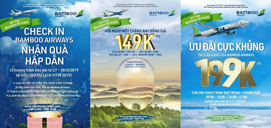 Cơ hội mua hàng ngàn vé máy bay giá từ 149.000 đồng của Bamboo Airways