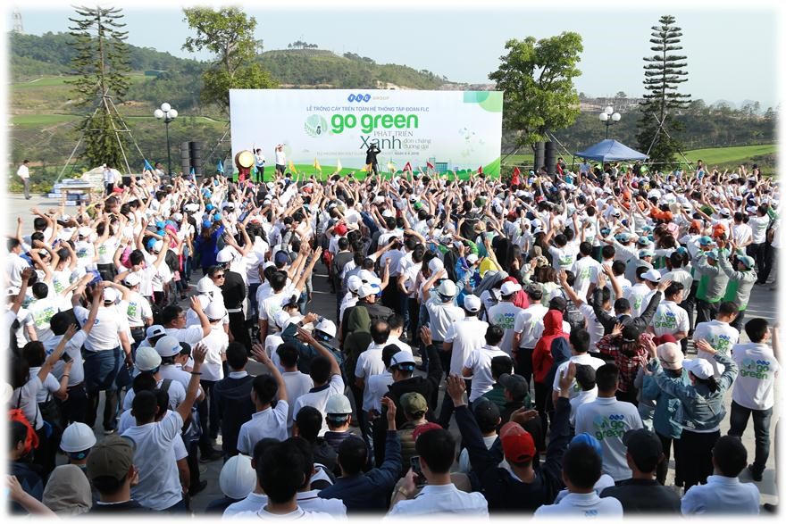 Khởi động “Go Green 2019” – Tập đoàn FLC lan tỏa hành trình tái tạo “lá phổi xanh”