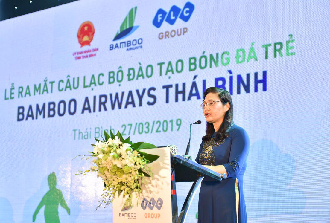 Ra mắt Câu lạc bộ đào tạo bóng đá trẻ Bamboo Airways Thái Bình