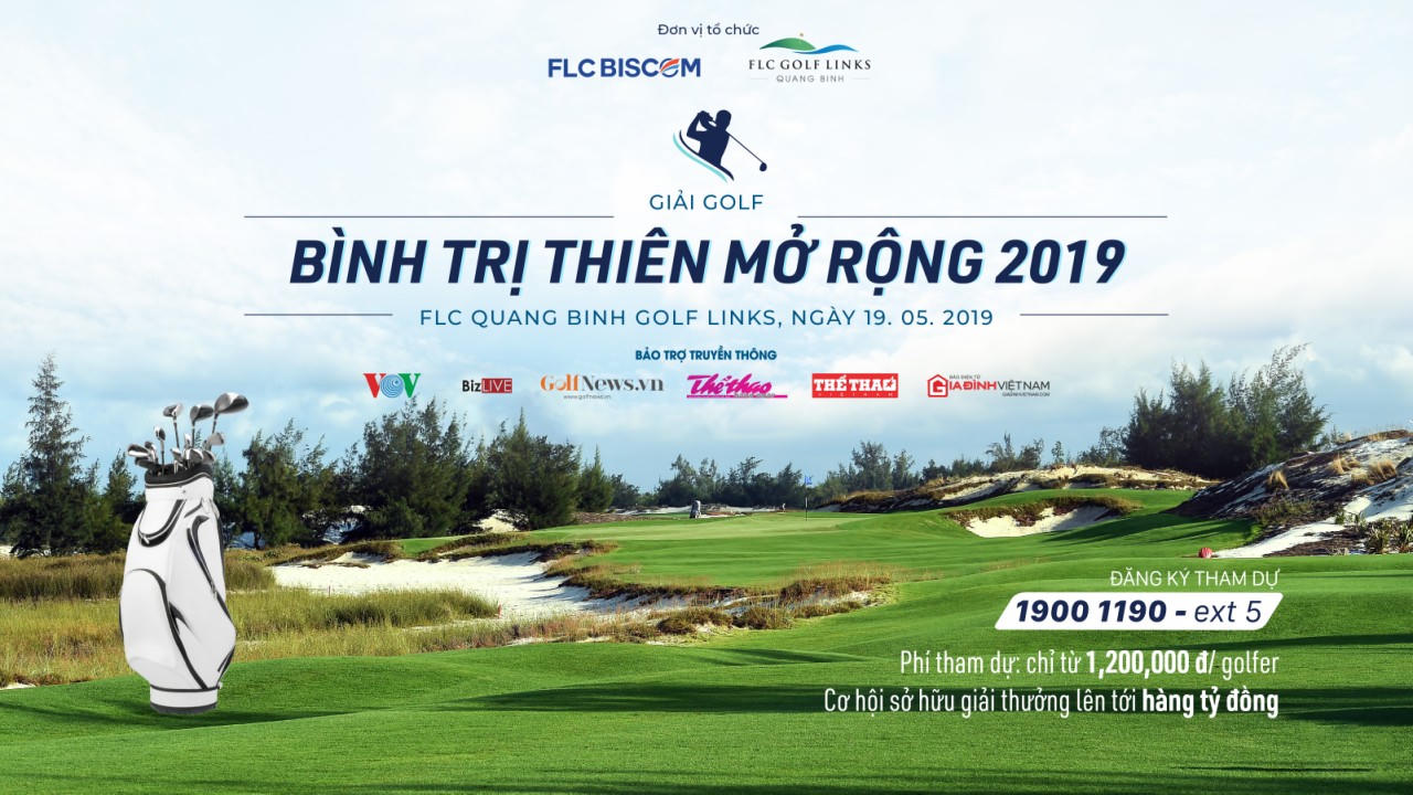 Sắp diễn ra giải golf Bình - Trị - Thiên mở rộng 2019 tại tổ hợp sân golf liên hoàn lớn nhất Việt Nam