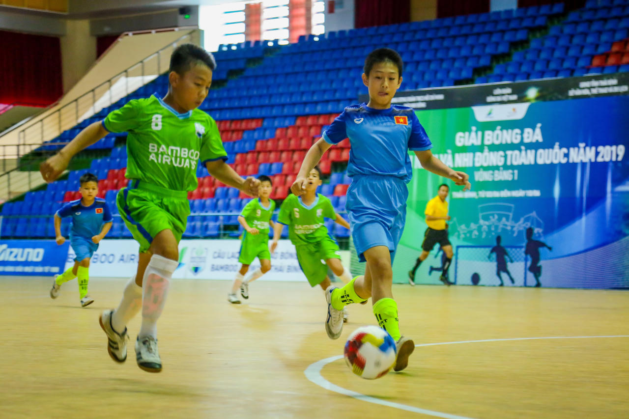 Bamboo Airways Thái Bình chiến thắng vang dội ngay trận ra quân Giải bóng đá Thiếu niên – Nhi đồng toàn quốc