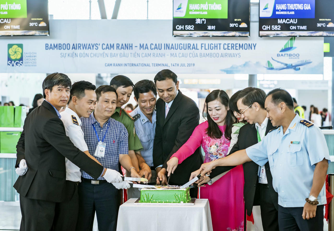Bamboo Airways đón chuyến bay kết nối Việt Nam với Ma Cao - Trung Quốc đầu tiên