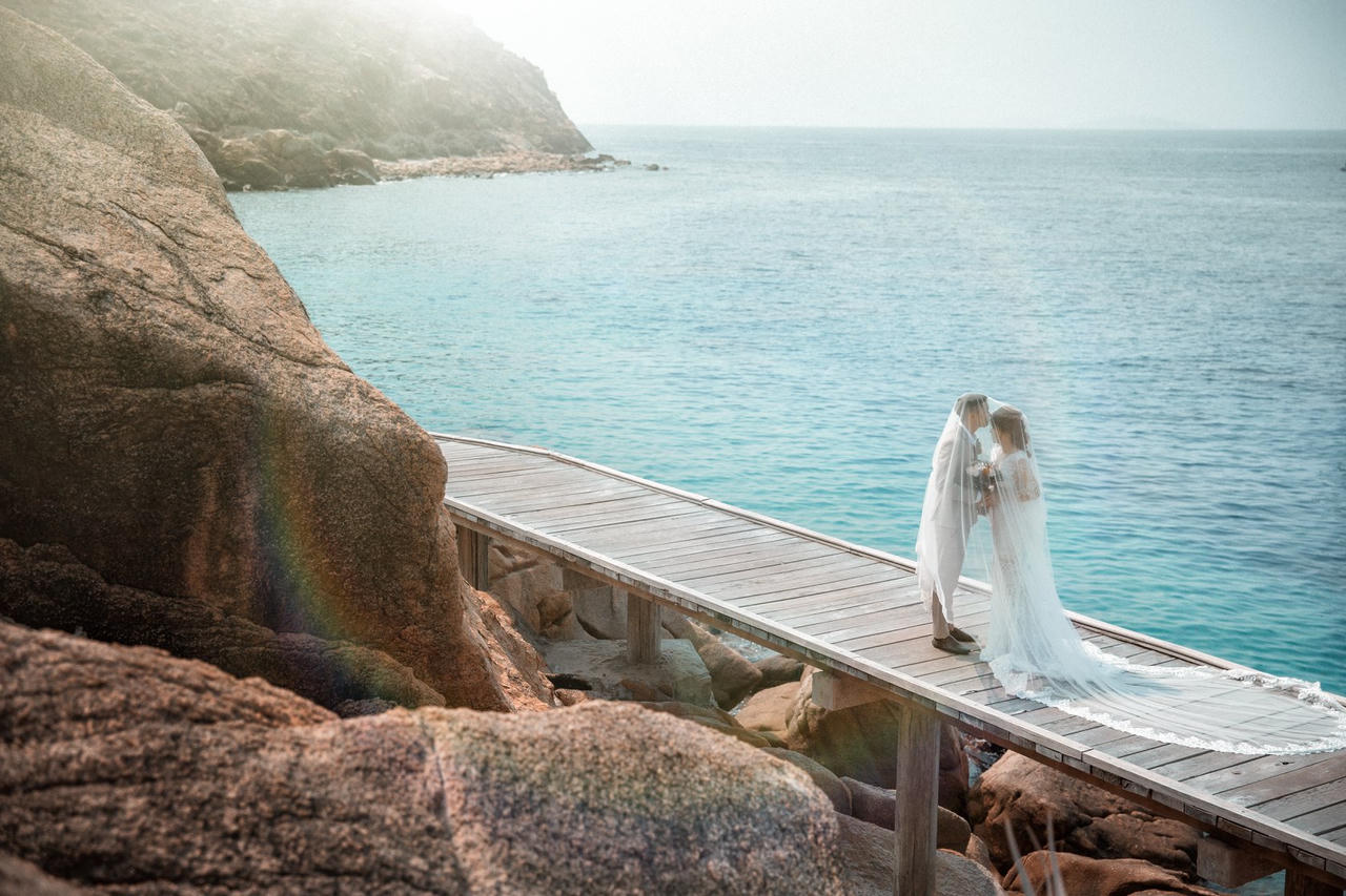 Quy Nhơn - thiên đường của những bộ ảnh cưới đẹp tựa tranh