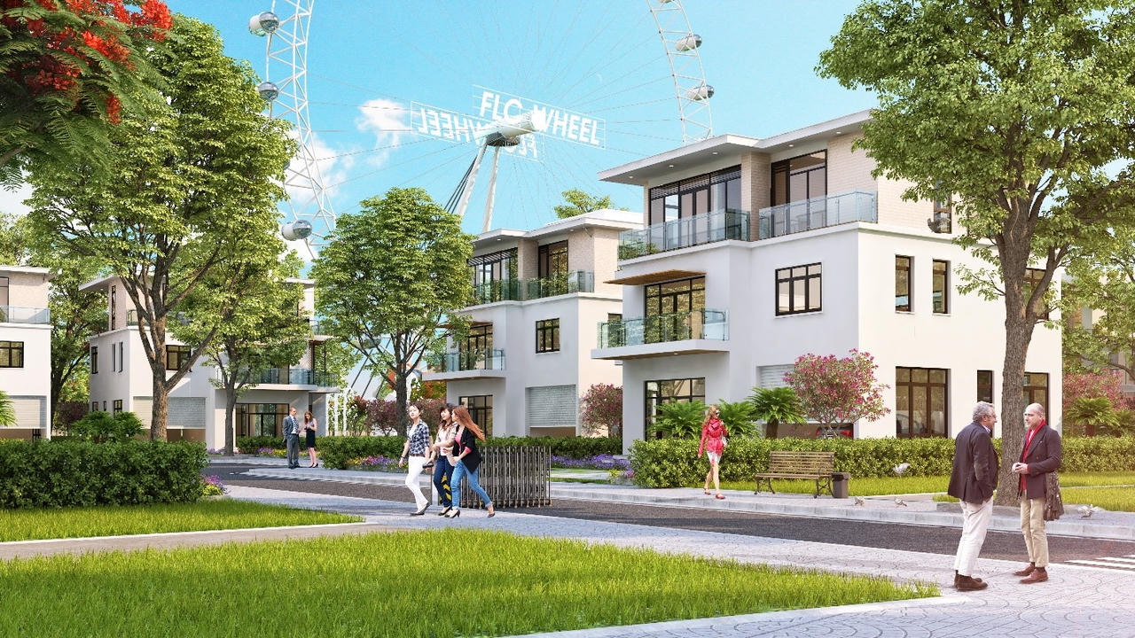 Biệt thự The Kanal Town - giải thưởng HIO đặc biệt của FLCHomes Tournament 2019