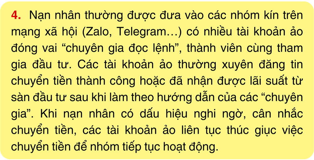 Dấu hiệu nhận biết và cách phòng tránh lừa đảo đầu tư chứng khoán ảo, tiền ảo, đa cấp