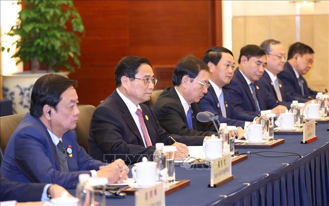 Thủ tướng Phạm Minh Chính hội đàm với Thủ tướng Quốc vụ viện Trung Quốc Lý Cường