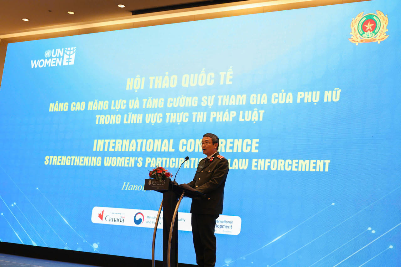 Hơn 200 đại biểu tham dự hội nghị nâng cao năng lực của phụ nữ trong lĩnh vực thực thi pháp luật