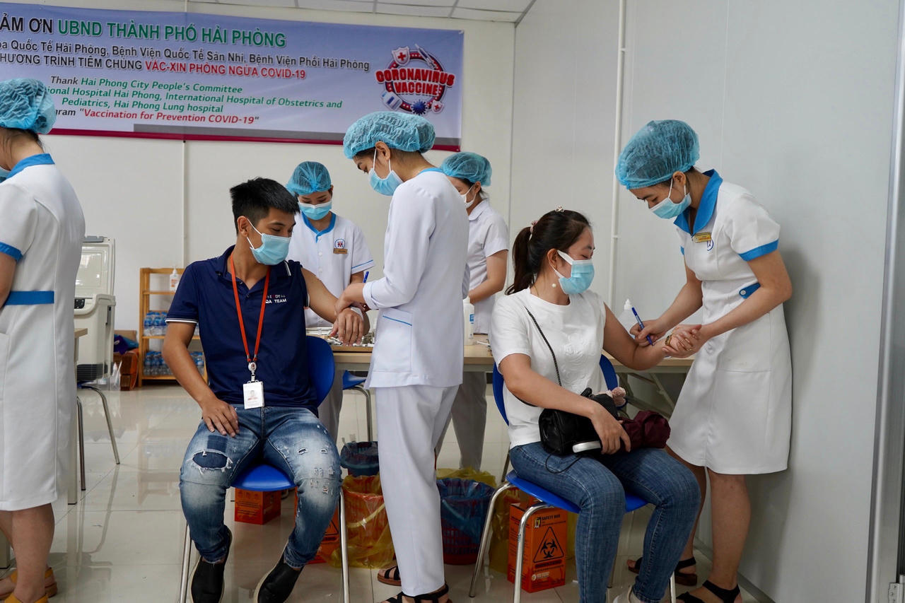 Hải Phòng khởi động đợt tiêm vaccine phòng COVID-19 lớn nhất từ trước tới nay 