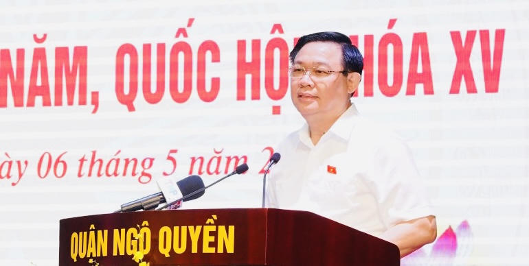Chủ tịch Quốc hội Vương Đình Huệ “Cử tri nói đúng, nhiều khi lãng phí còn nặng nề hơn cả tham nhũng"