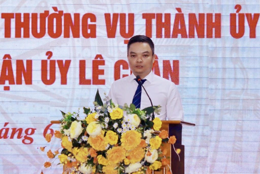 Điều động ông Nguyễn Hoàng Linh giữ chức vụ Phó Bí thư Quận ủy Lê Chân