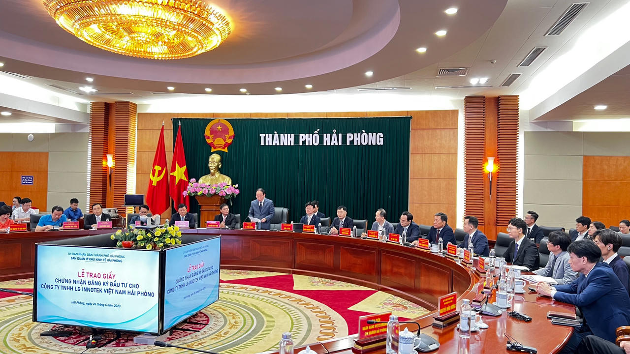 LG Innotek đầu tư thêm 1 tỷ USD vào Hải Phòng