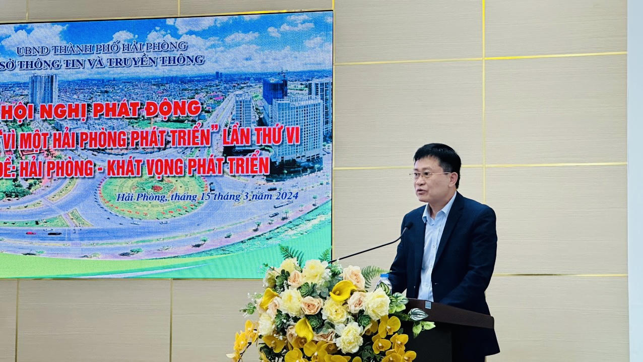 Phát động giải báo chí 'Vì một Hải Phòng phát triển' lần thứ VI