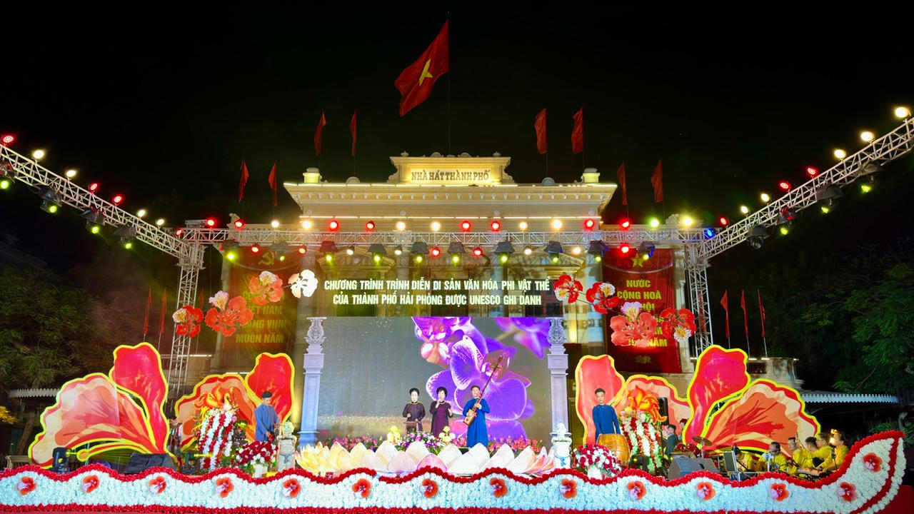 Hải Phòng: Trình diễn Di sản văn hoá phi vật thể được UNESCO ghi danh