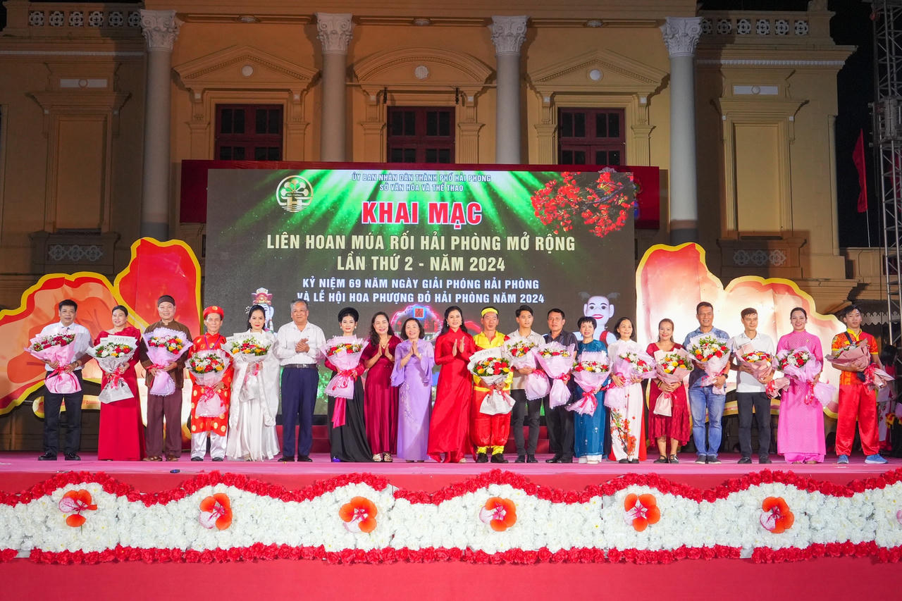 Khai mạc Liên hoan múa rối Hải Phòng mở rộng năm 2024