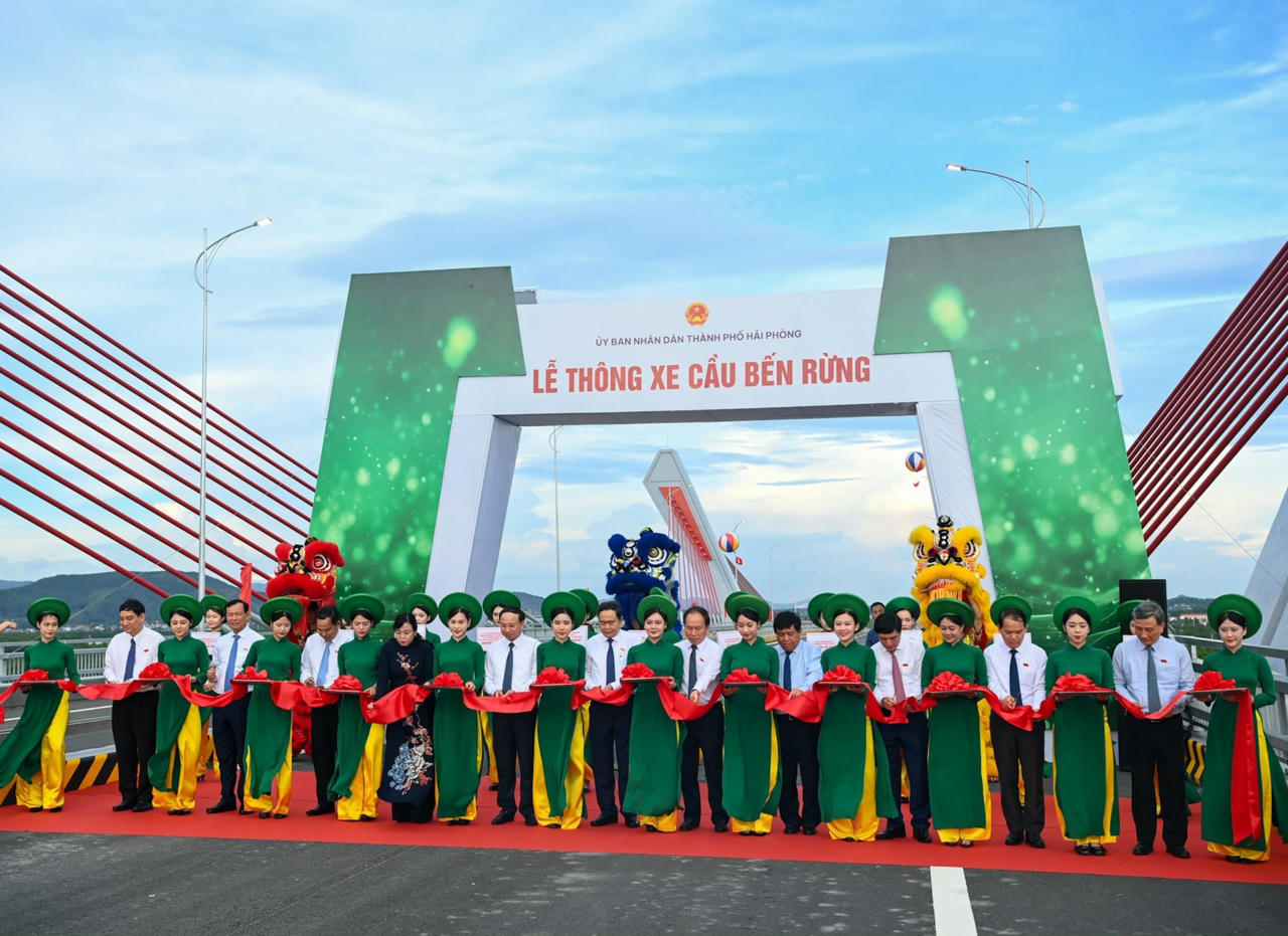 Hải Phòng: Thông xe cầu Bến Rừng với tổng mức đầu tư 1.941 tỷ đồng