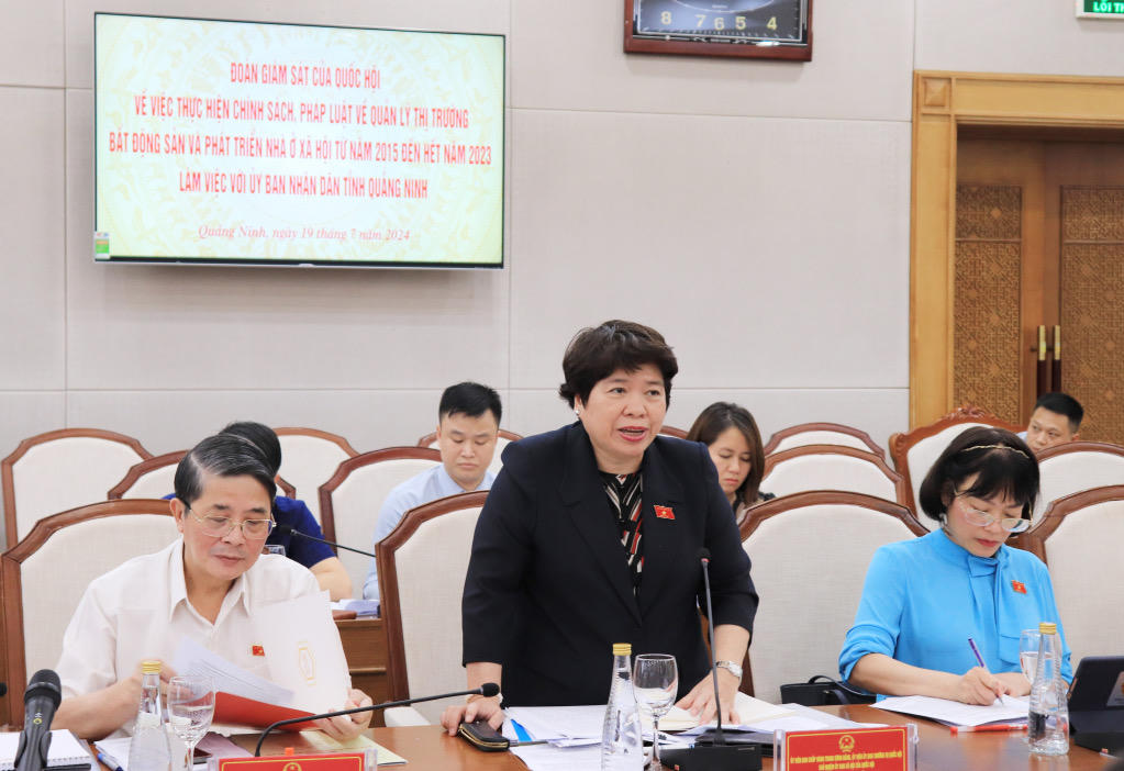 Đoàn giám sát của Quốc hội kiểm tra công tác quản lý thị trường bất động sản tại Quảng Ninh