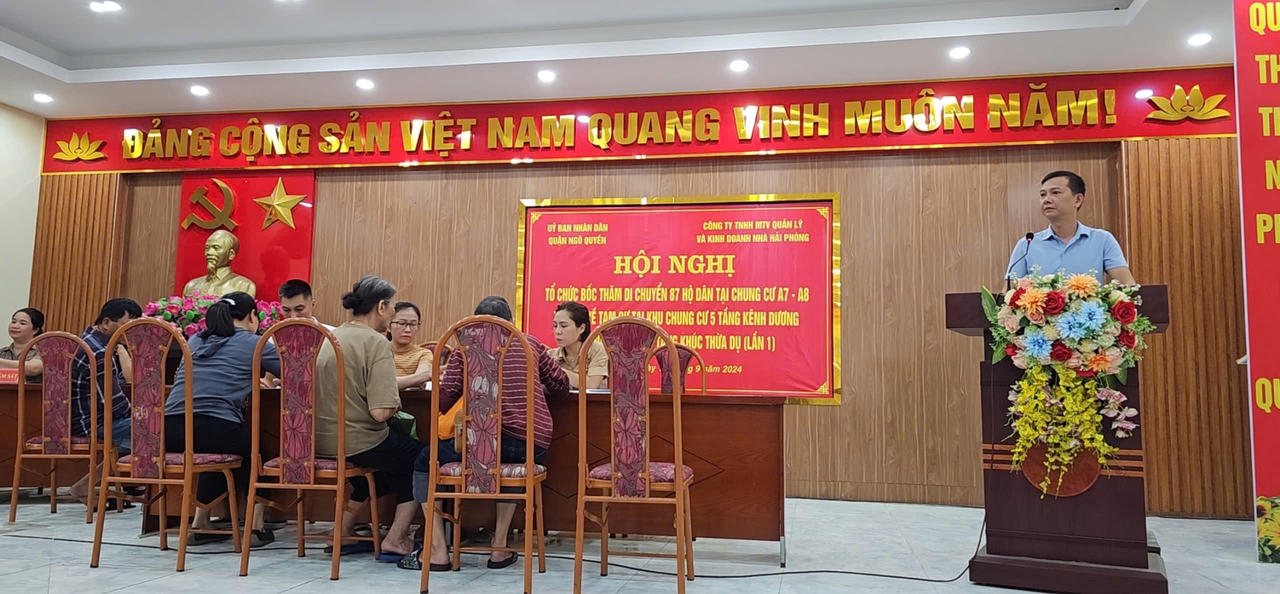 Hải Phòng bố trí chỗ ở cho hộ dân chung cư cũ chịu ảnh hưởng bão số 3 