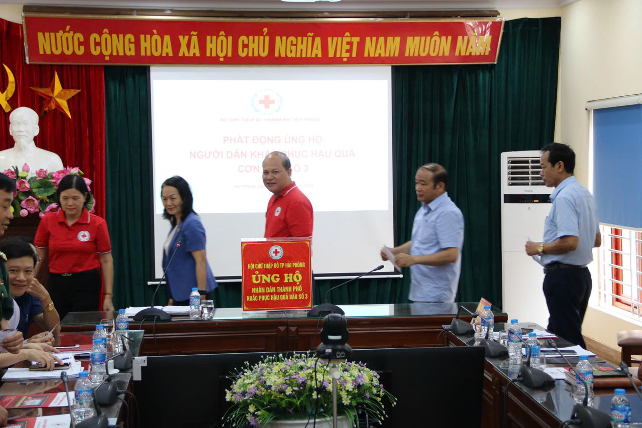 Ông Bùi Mạnh Phúc làm Chủ tịch Hội chữ thập đỏ thành phố Hải Phòng