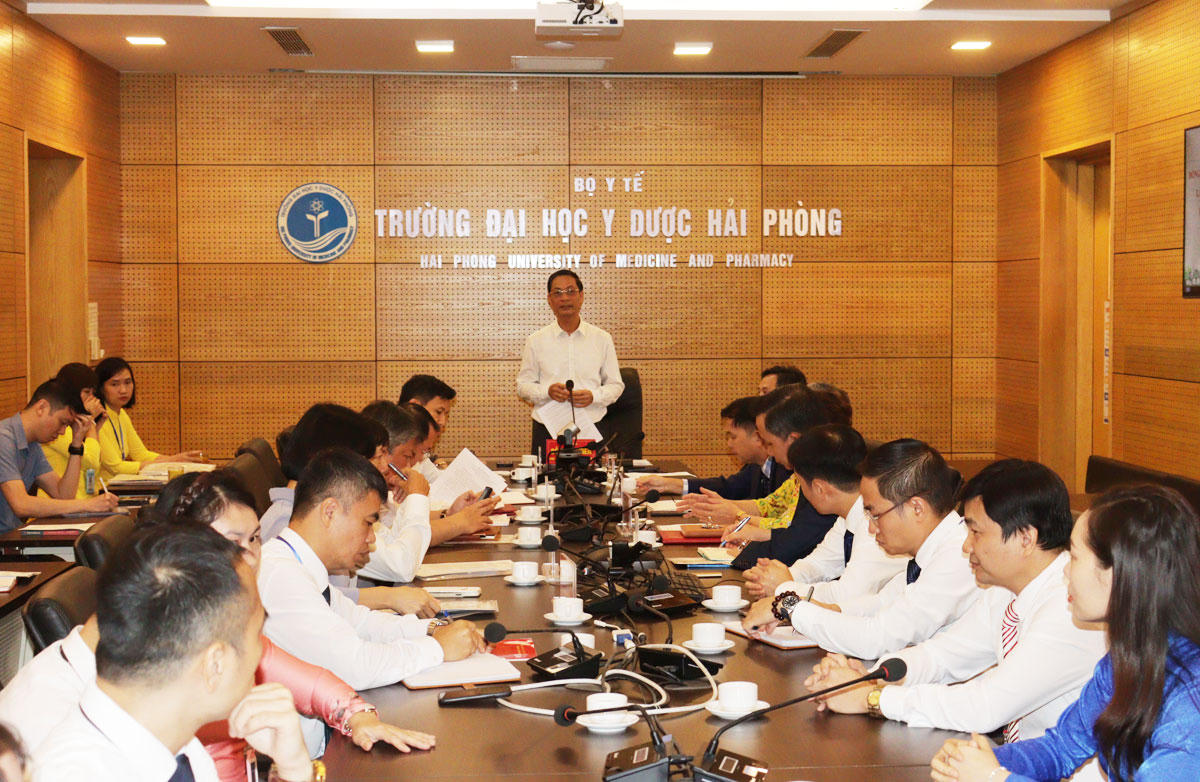 Nâng cấp Đảng bộ cơ sở Trường đại học Y Dược Hải Phòng thành Đảng bộ cấp trên trực tiếp của tổ chức cơ sở Đảng 