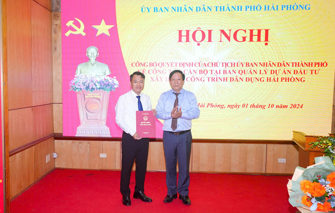 Công bố Quyết định điều động, luân chuyển cán bộ tại Hải Phòng