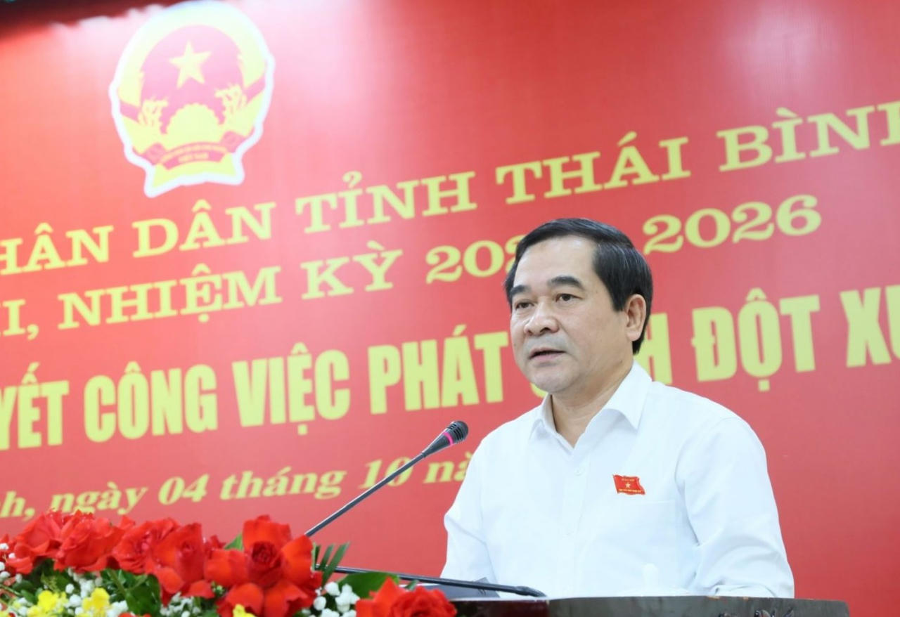 HĐND tỉnh Thái Bình họp giải quyết công việc phát sinh đột xuất, thông qua 10 Nghị quyết