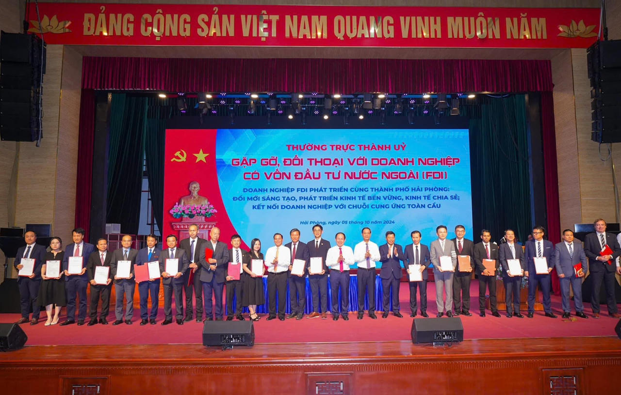 Hải Phòng: Đồng hành cùng doanh nghiệp FDI phát triển 