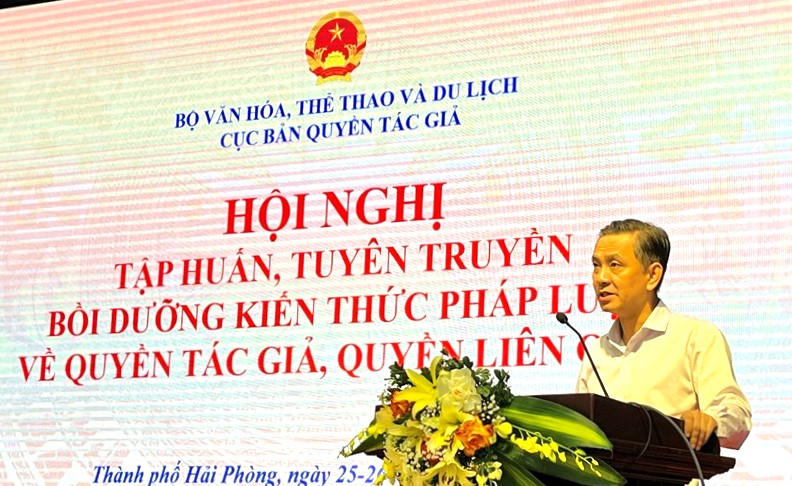 Tập huấn, tuyên truyền bồi dưỡng kiến thức pháp luật về quyền tác giả, quyền liên quan tại Hải Phòng