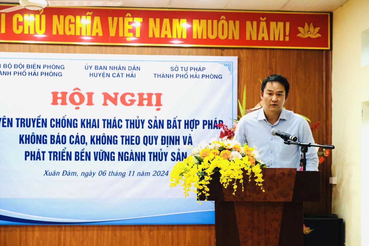 Hải Phòng: Tuyên truyền chống khai thác IUU cho ngư dân 