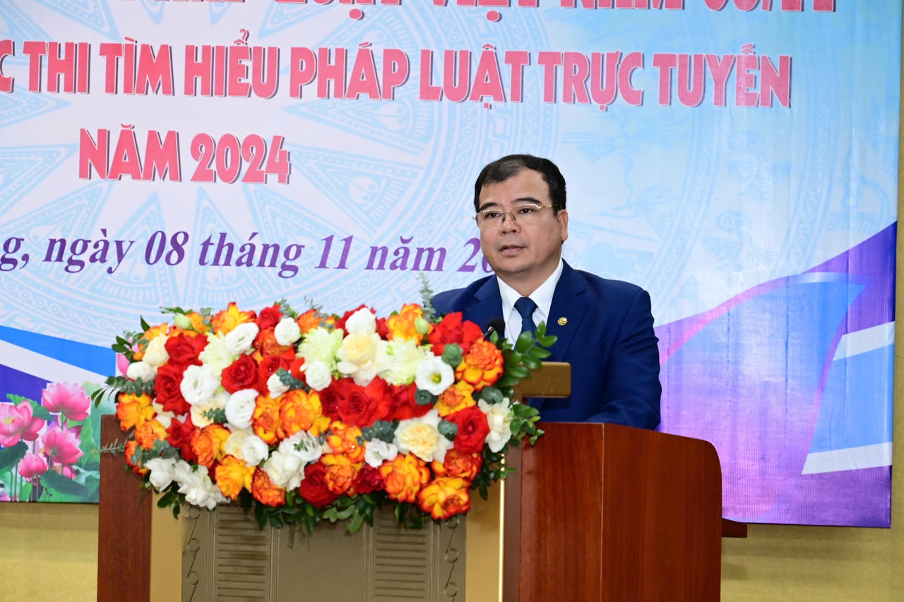 Hải Dương: Trao giải Cuộc thi tìm hiểu pháp luật trực tuyến năm 2024 