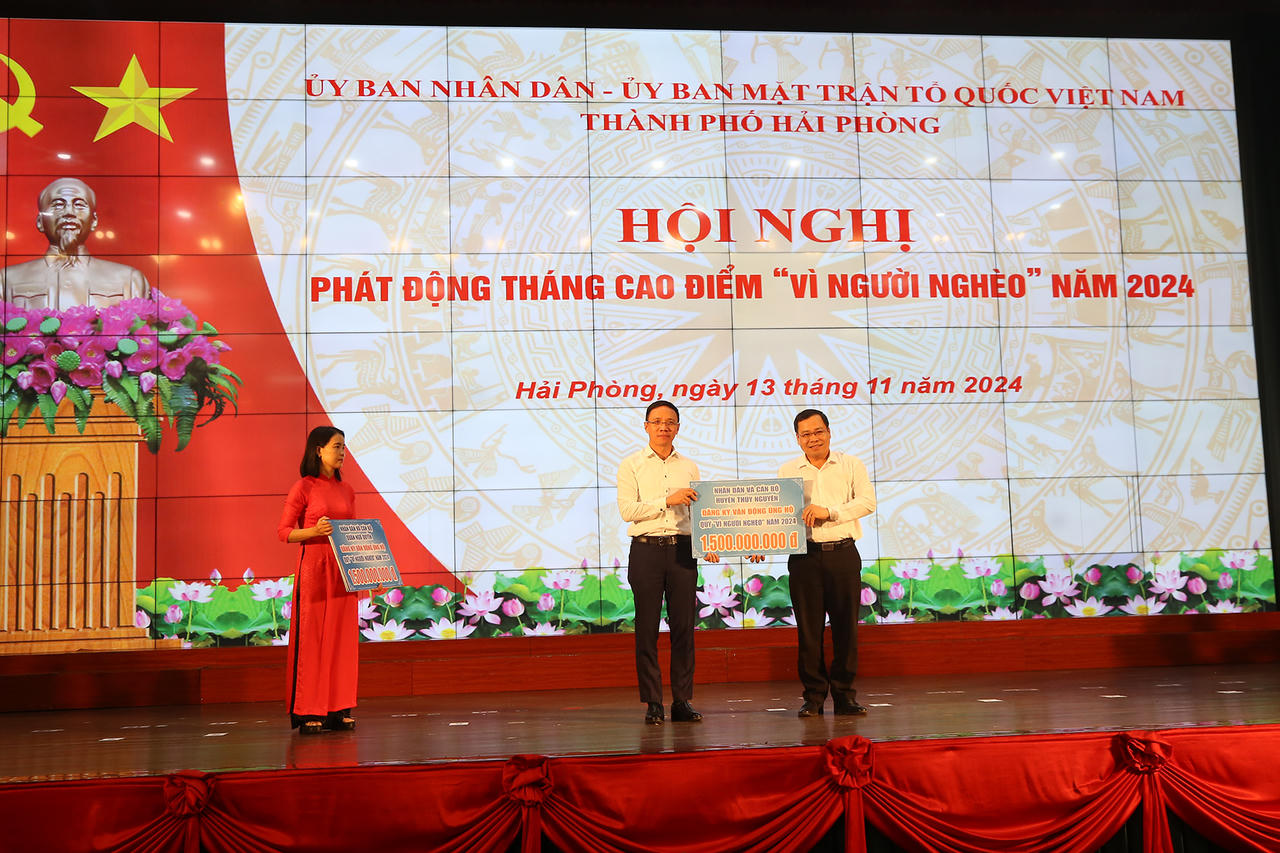 Hải Phòng phát động Tháng cao điểm “Vì người nghèo” năm 2024 