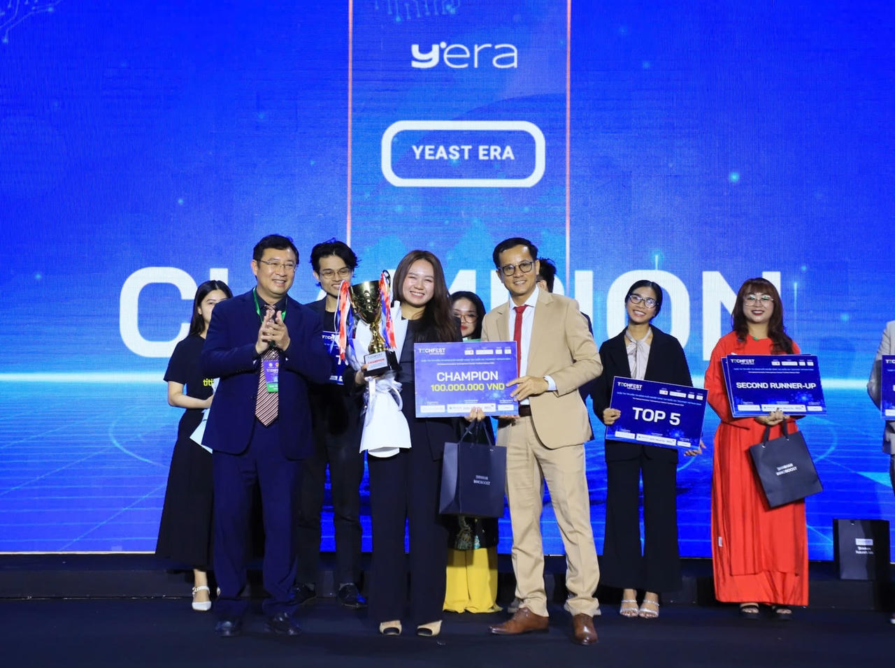 Sản phẩm protein từ men vi sinh giành giải Nhất Cuộc thi tìm kiếm tài năng khởi nghiệp Đổi mới sáng tạo Quốc gia 