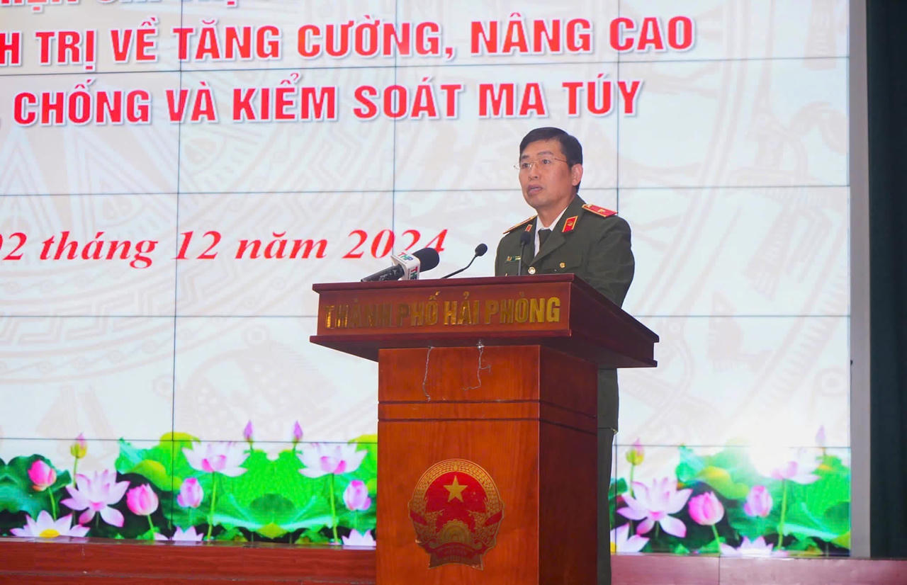 Chung sức, đồng lòng quyết tâm xây dựng Hải Phòng trở thành thành phố không ma túy 