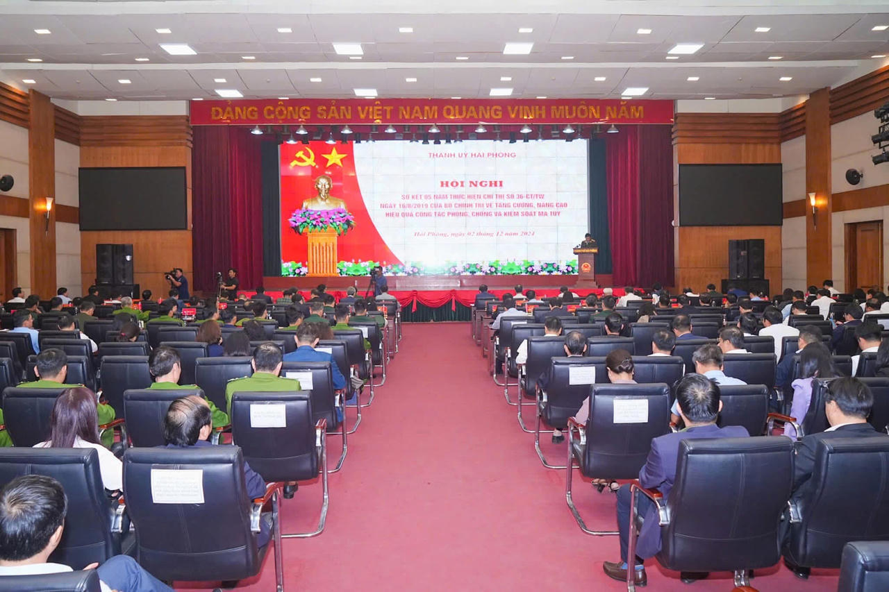 Chung sức, đồng lòng quyết tâm xây dựng Hải Phòng trở thành thành phố không ma túy 