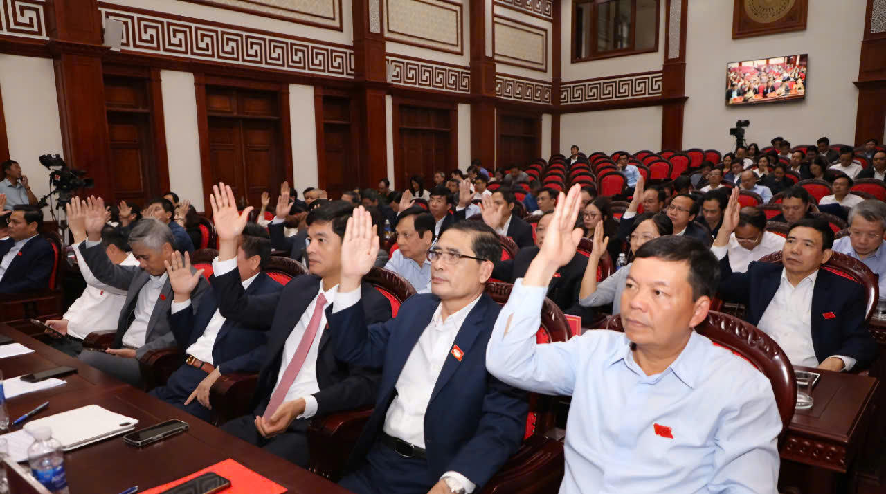 Kỳ họp thứ 26, HĐND tỉnh Ninh Bình: Thông qua 33 Nghị quyết thúc đẩy phát triển kinh tế xã hội tỉnh