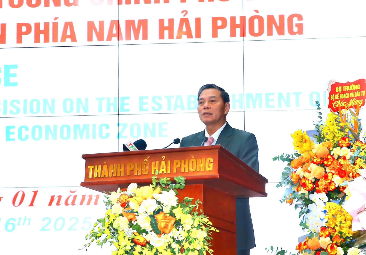 Công bố quyết định thành lập Khu kinh tế ven biển phía Nam Hải Phòng