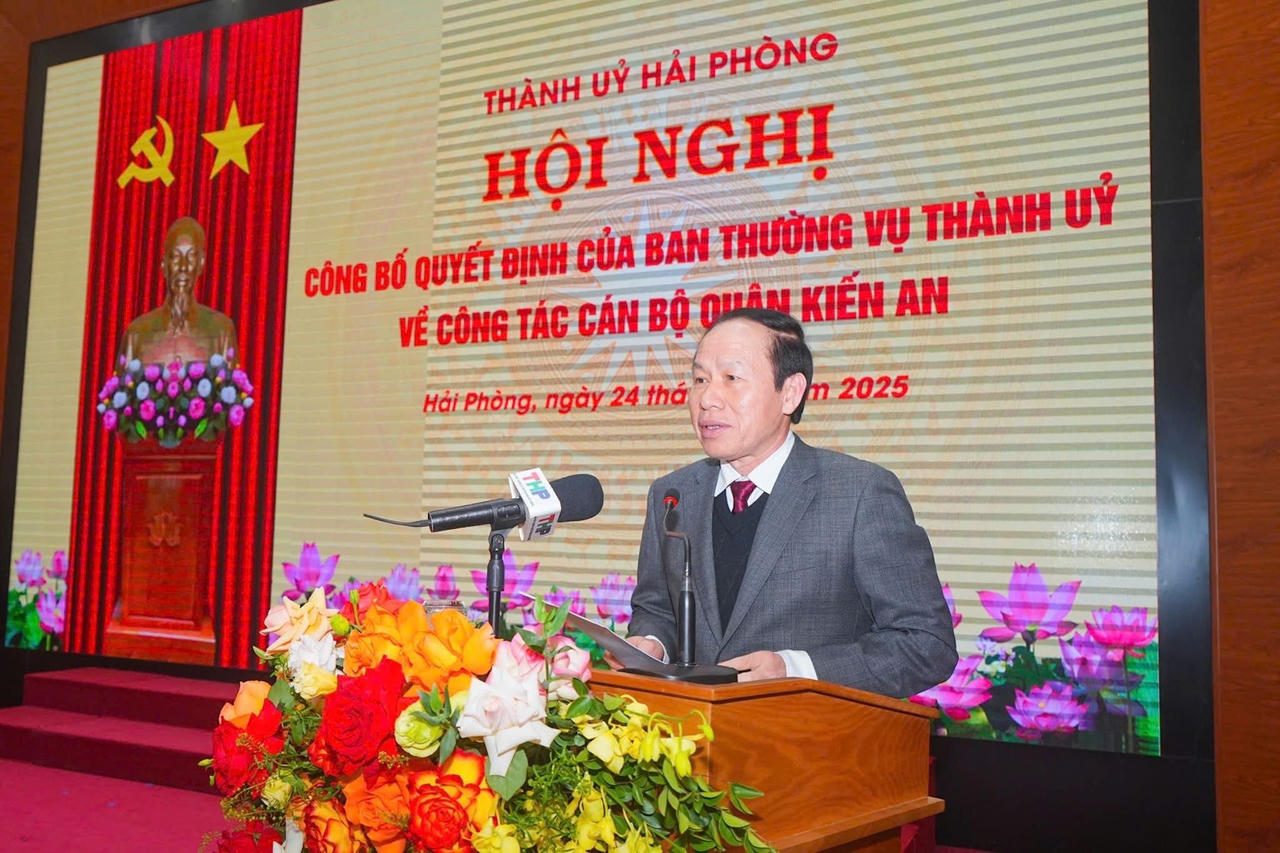 Giám đốc Sở Tài chính Hải Phòng giữ chức Bí thư Quận uỷ Kiến An 